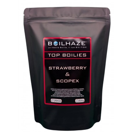 BOILHAZE strawberry & scopex 20mm.*