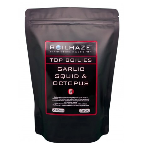 BOILHAZE garlic squid & octopus 25mm.*